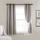 preview thumbnail 108 of 146, Lush Decor Grommet Sheer Panel Pair with Insulated Blackout Lining