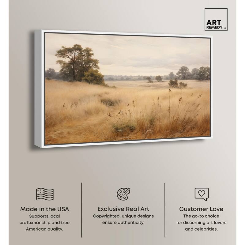 Cogon Grass Breeze II Canvas by Art Remedy