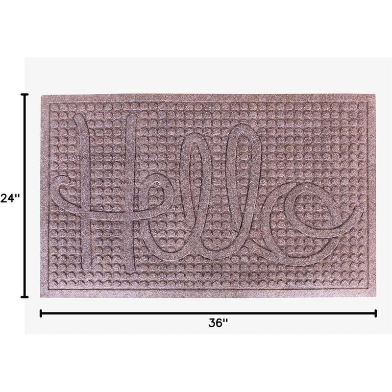 A1HC Water Retainer Indoor/Outdoor 24"X36" Doormat