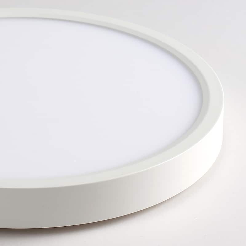 Modern 9.06-inch Round LED Flush Mount Ceiling Lighting for Hallway Bedroom