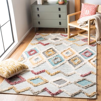 SAFAVIEH Handmade Kenya Oriona Modern Wool Rug