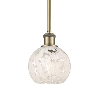 Innovations Lighting 516-1S-8-6 White Mouchette Pendant White