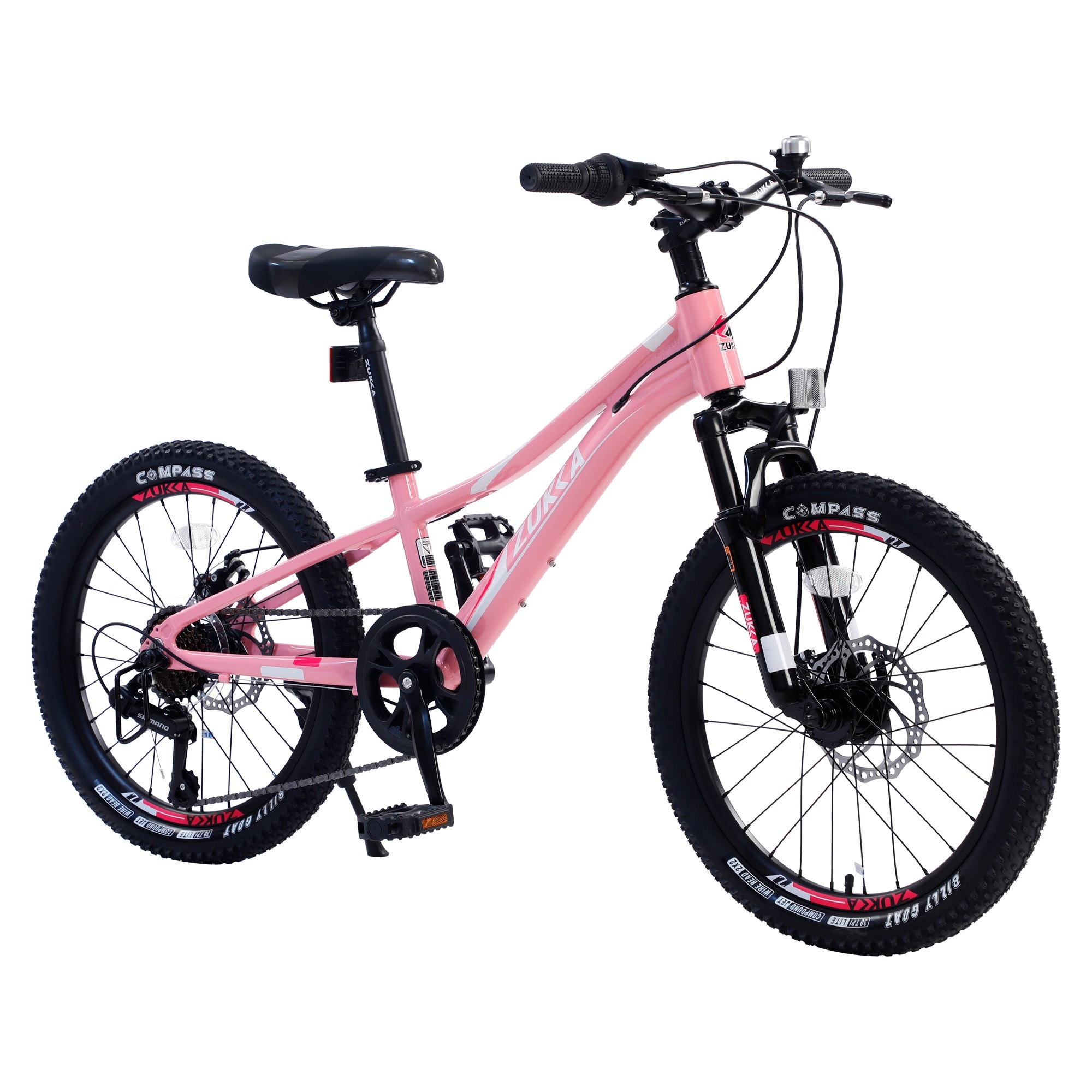 20 Inch Wheels Mountain Bike with Aluminum Alloy Frame High Quality CST Tires 7 Speed Bicycles for Girls Boys Pink Bed Bath Beyond 37982938