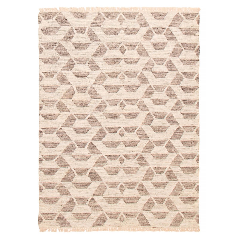 Ankara Grey Kilim 5'2" x 7'2" - 5'2 x 7'2 - Dark Grey - 5'2 x 7'2