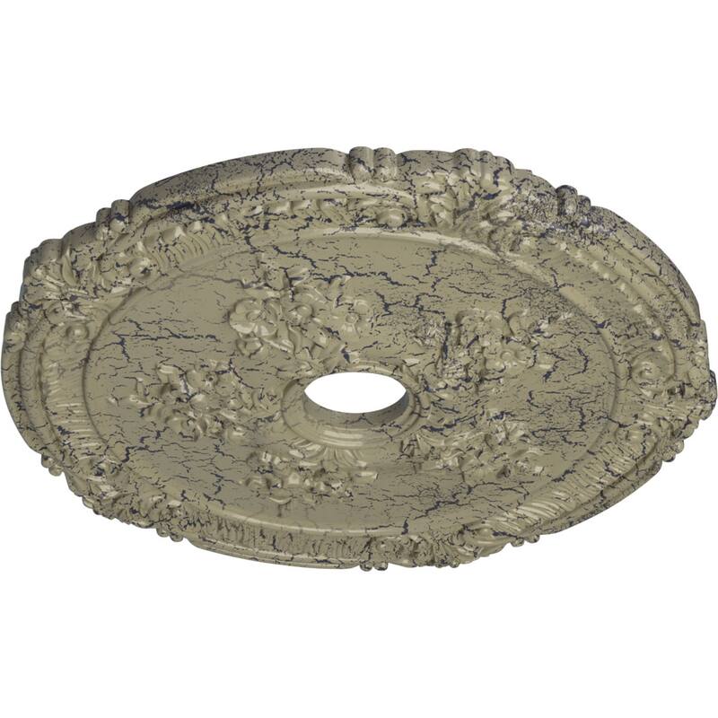 26"OD x 3 3/4"ID x 1 1/2"P Attica with Rose Ceiling Medallion