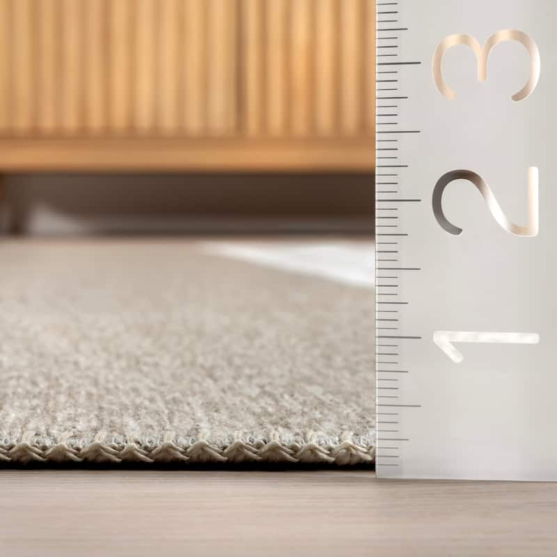 Nuloom Nura SuperiorWash Abstract Reversible Machine Washable Fringe Area Rug