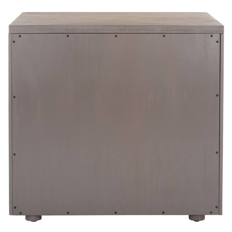 SAFAVIEH Couture Rolfke 3-Drawer Wood Nightstand