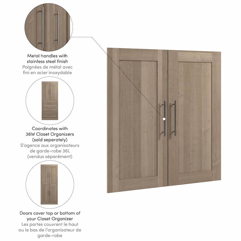 Pur 2 Door Set for Pur 36W Closet Organizer by Bestar