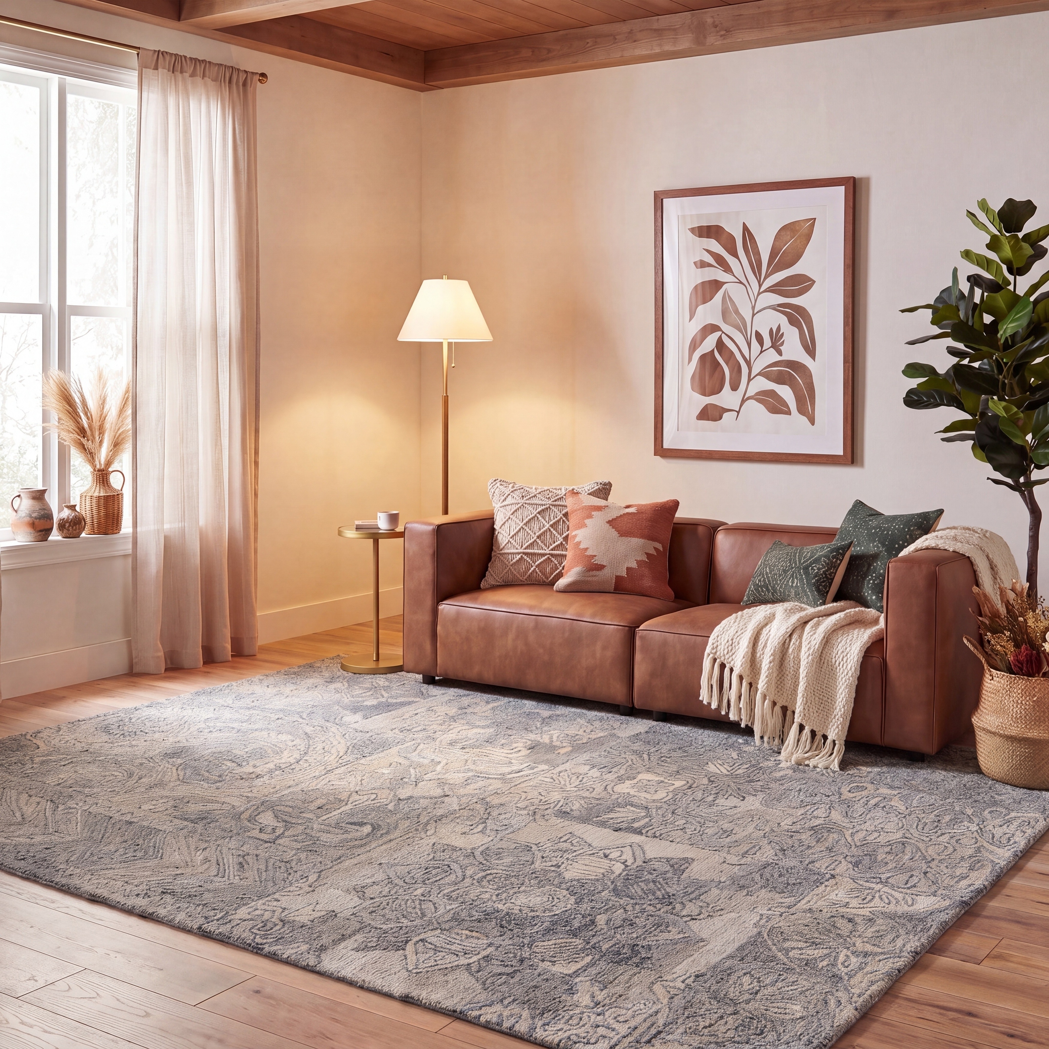 SAFAVIEH Handmade Abstract Aycan Contemporary Rug