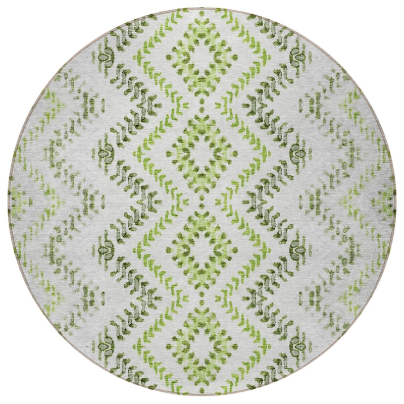 HomeRoots Geometric Transitional Rectangle Outdoor Rug