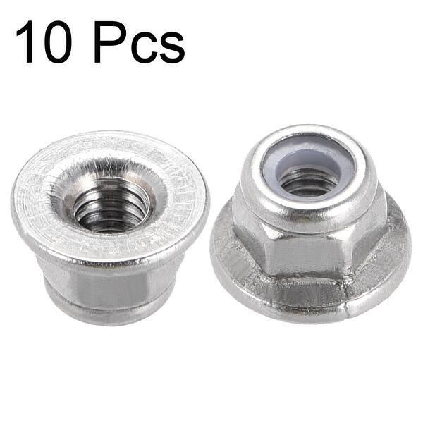 Nologo Hex Nut Stainless Steel Serrated Hex Nut Dimensioni : 5pcs M8
