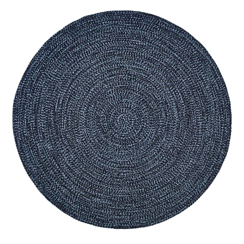 Better Trends Chenille Tweed & Solid Braid 100% Polyester Stain Resistant, Double Sided Reversible Indoor Area Rug