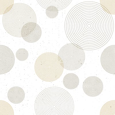 Fussion Circles Peel and Stick Wallpaper - 24'' W x 10' L