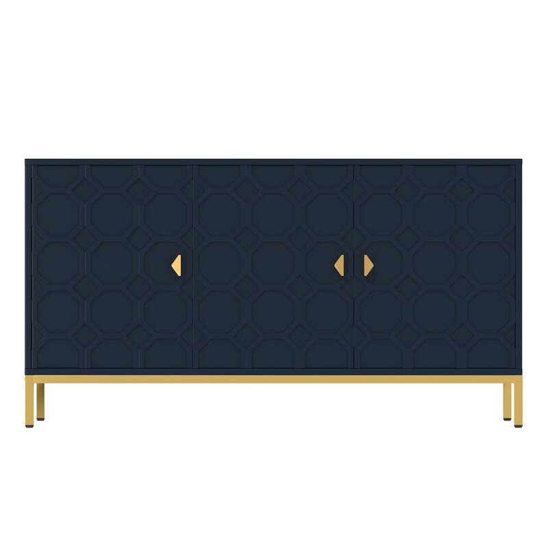 3 Door Accent Cabinet