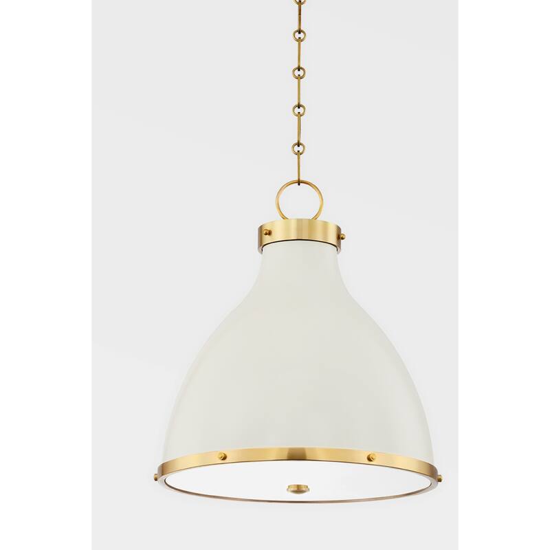 Painted No. 3 - 2-Light Small Pendant by Mark D. Sikes