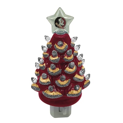 6.5" FSU Xmas Tree Nite Lite