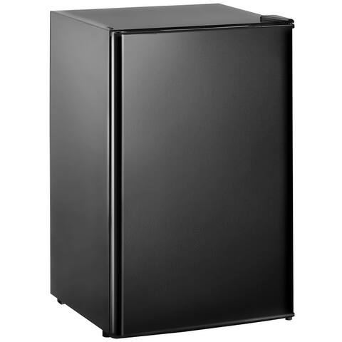 Compact refrigerator with freezer, 3.2 Cu.ft Mini Fridge with Reversible Door