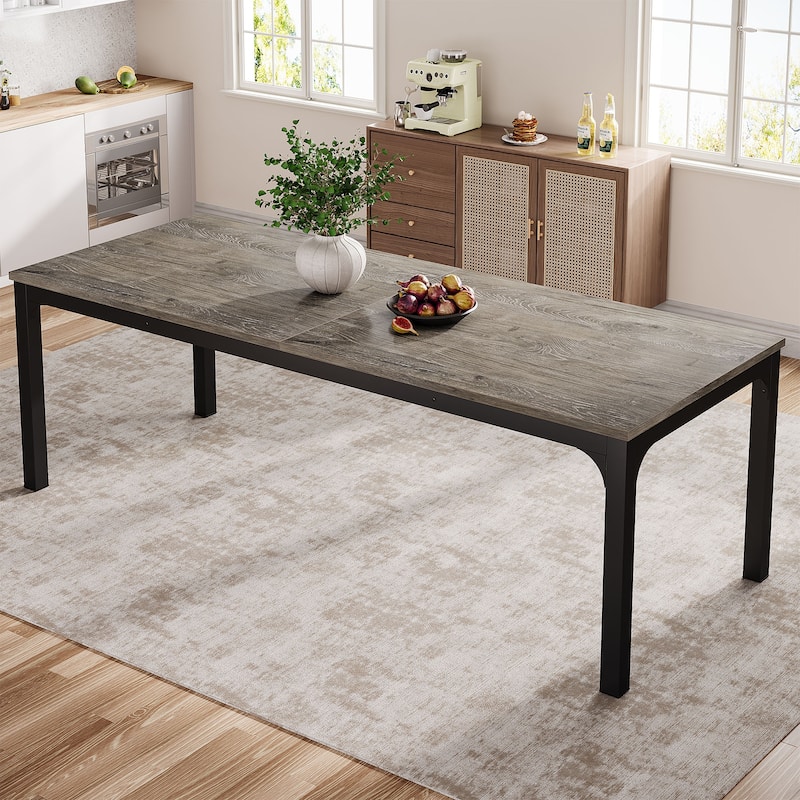 78.7-inch Long Kitchen Dining Table for 6-8