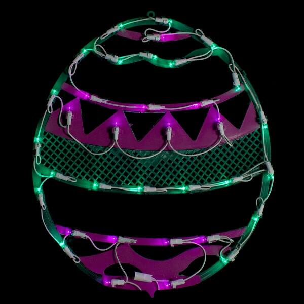 Shop 17 Lighted Pastel Colored Easter Egg Spring Window