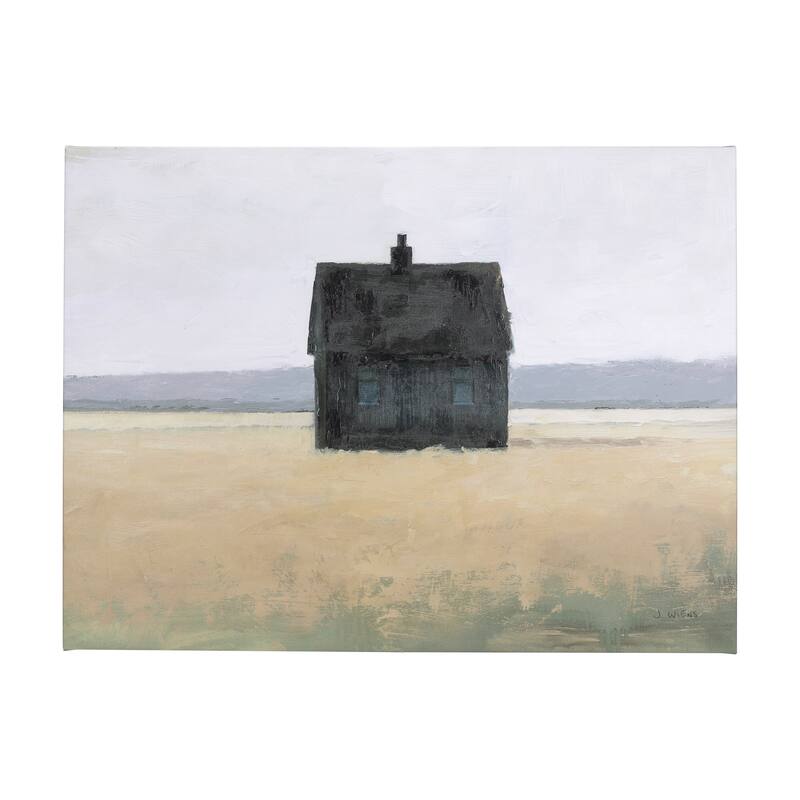 Lonely Landscape I (56 x 42 ) Canvas Art Print - Large