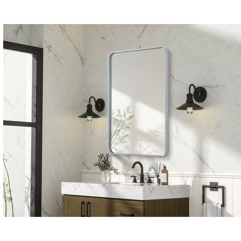 Elegant Lighting MR8A2740 Remy 27"W x 40"H Rectangular Flat Medium