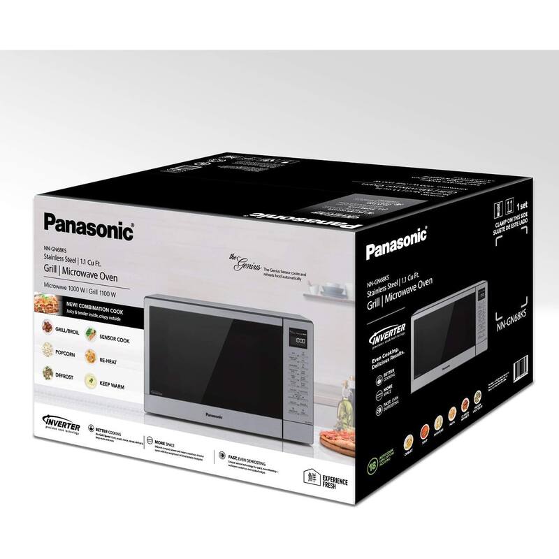 Countertop Microwave Oven 2in1 FlashXpress Broiler, Inverter Technology for Even Cooking and