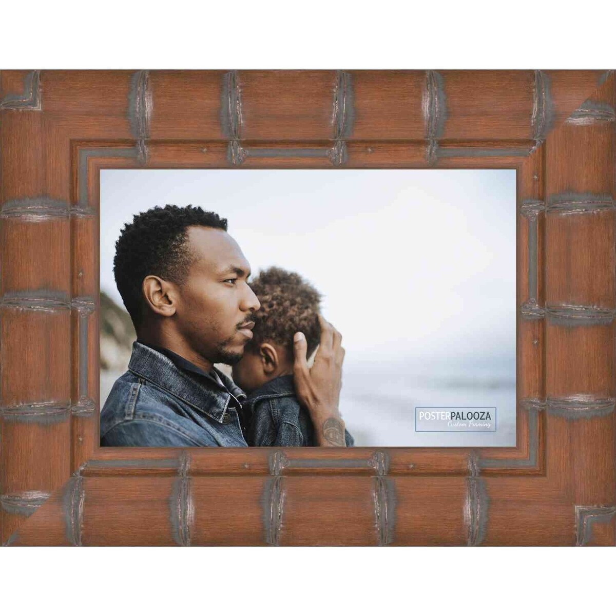 6x10 Bamboo Walnut Complete Wood Picture Frame with UV Acrylic, Foam Board  Backing, & Hardware - Bed Bath & Beyond - 38583010