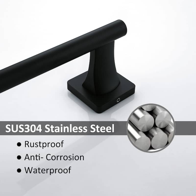 24 in. Wall Mounted Single Towel Bar Anti-Spotting Towel Holder