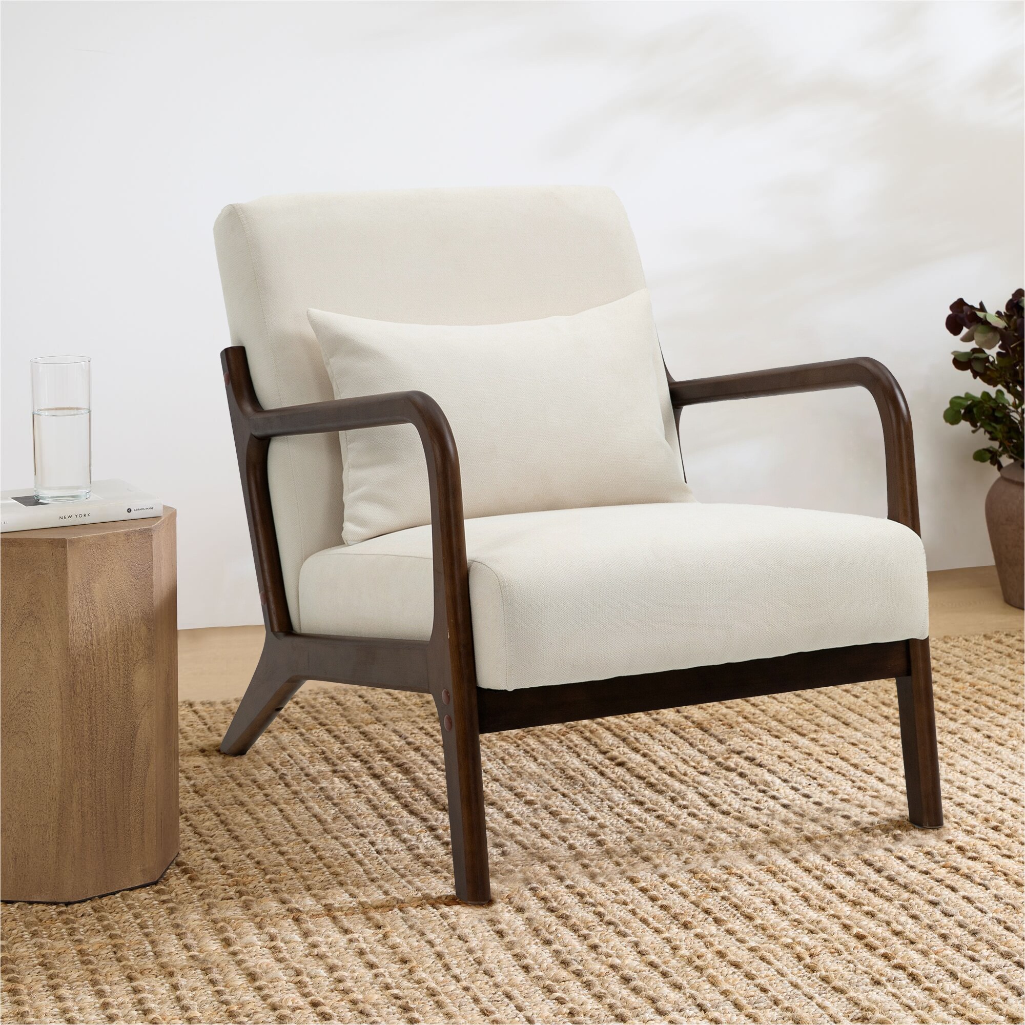 Rodney wood arm chair store