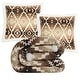 preview thumbnail 51 of 158, Indigo Hill by HiEnd Accents Campfire Sherpa Fleece Throw, 1PC or 3PC 3-Piece - Chalet