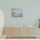 preview thumbnail 15 of 13, Stupell Murky Sky Beach Coast Abstract Landscape Cloudy Horizon Canvas Wall Art - Blue