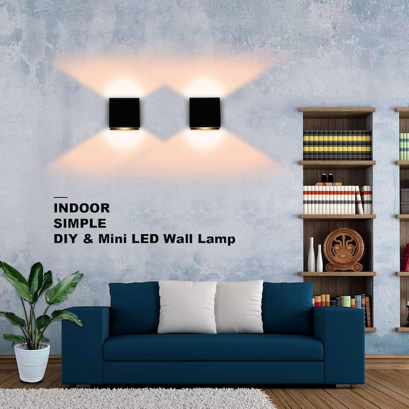 Led hallway light black wall light aluminum kitchen light