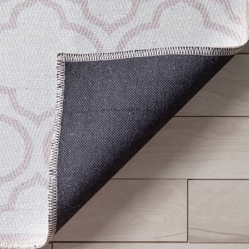 Well Woven Apollo Lattice Moroccan Machine Washable Area Rug