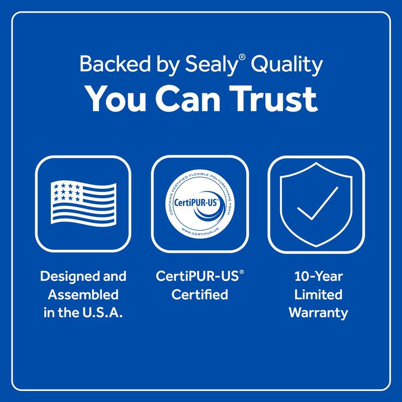 Sealy Farely Elm 12.5" Soft Tight Top Innerspring Mattress & 9" Foundation