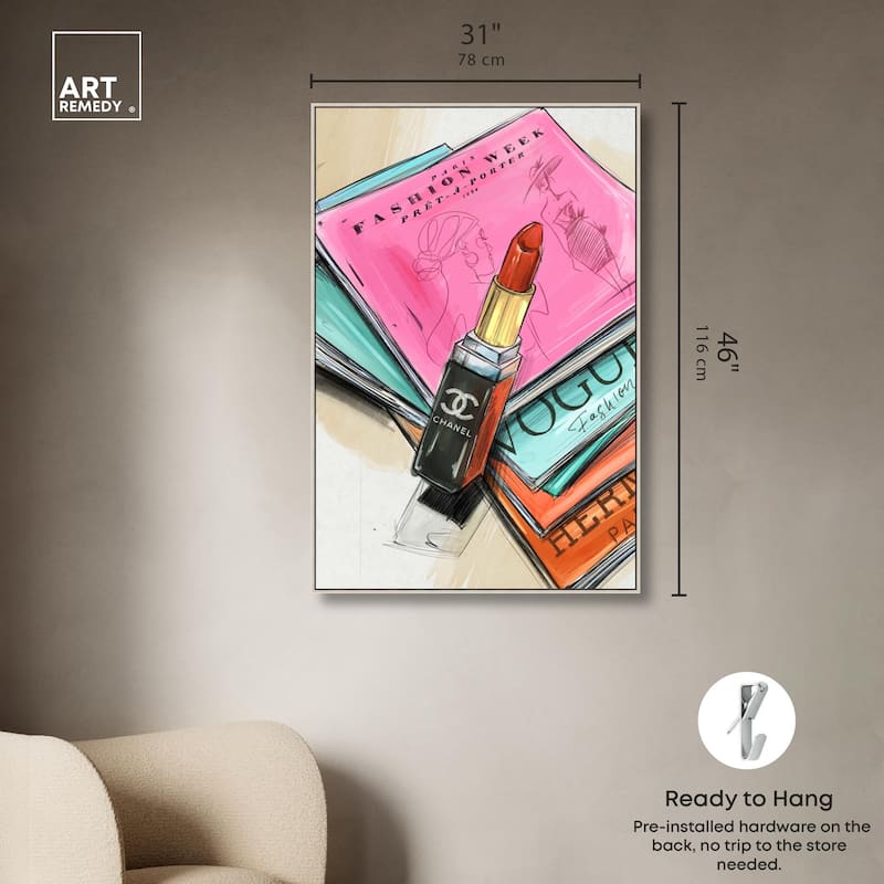 Fashion Sketches Canvas by Art Remedy