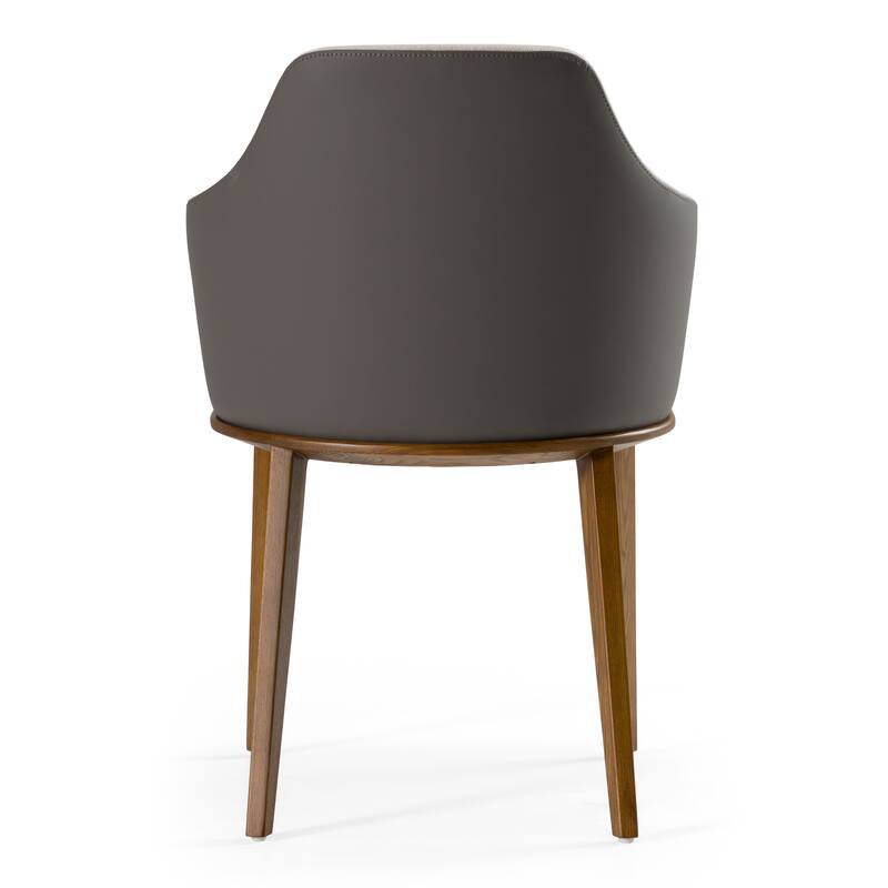 Megan Modern Beige & Grey Dining Chair