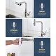 preview thumbnail 11 of 79, WOWOW Single Handle Waterfall Pull Down Sprayer Kitchen Faucet
