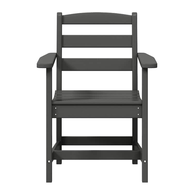 Polytrends Shoreside 6-Piece Arm Chair Dining Set With Bench