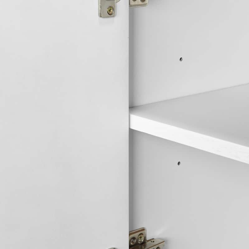 63 Inch MDF Sideboard with Adjustable Shelves - 63.00" x 15.60"