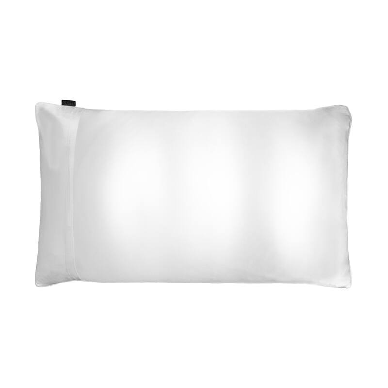 NIGHT Silk Washable Pillowcase - Luxury Mulberry Silk Pillow Covers for Skin and Hair - White - King