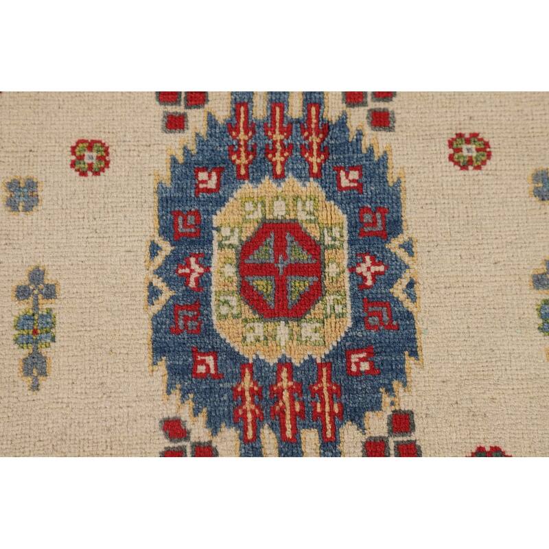 Kazak Oriental Area Rug Handmade Living Room Wool Carpet - 5'9" x 8'0"