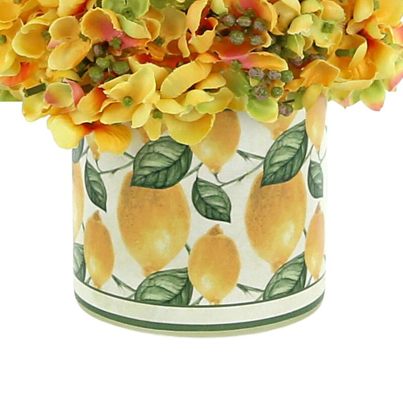 Hydrangea Arrangement in a Glass Vase