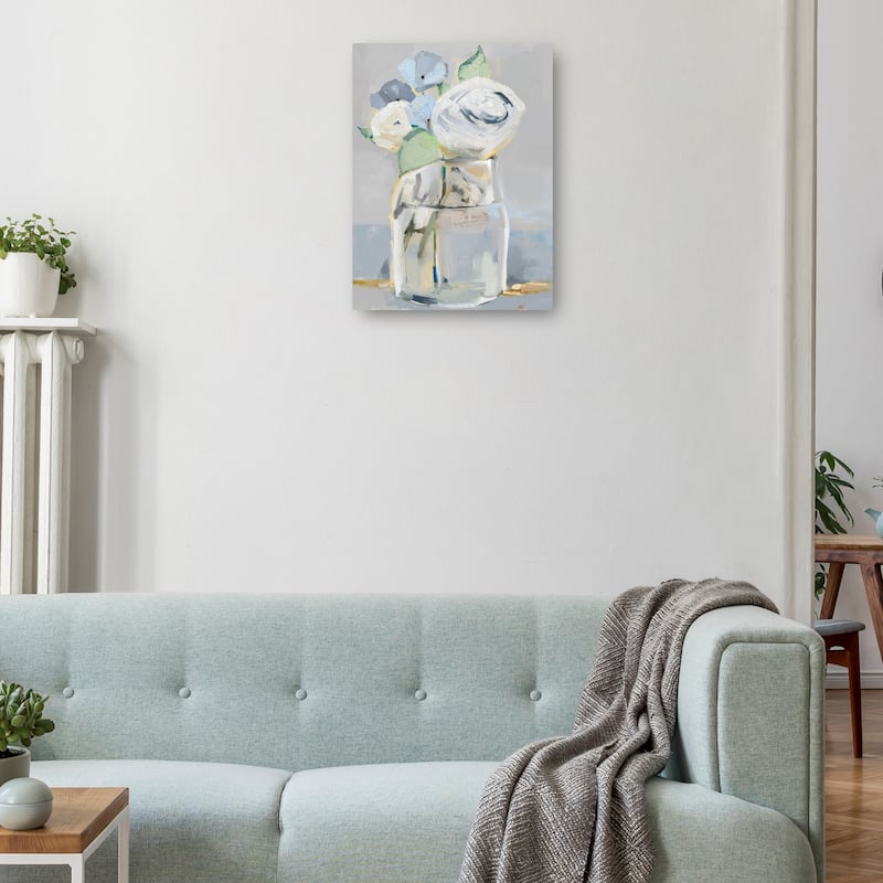 Petite Fleurs I By Studio Arts Canvas Art Print