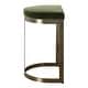 preview thumbnail 5 of 6, Uttermost Ivanna Brass Moss Counter Stool