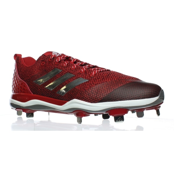 red adidas baseball cleats