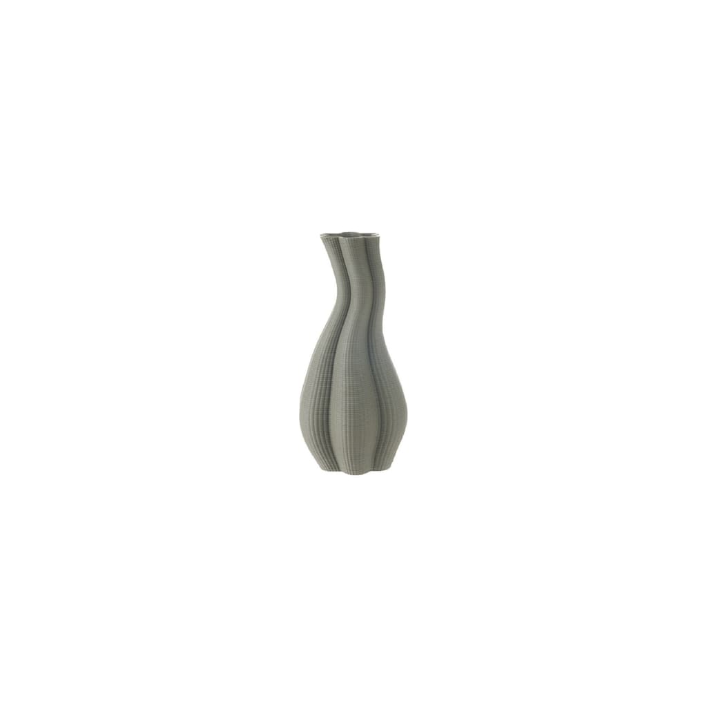 Ceramic Standing Bud Vase - 11" - Gray