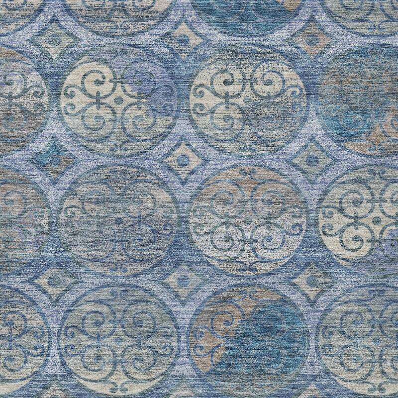 HomeRoots Trellis Transitional Rectangle Outdoor Rug