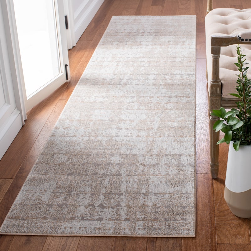 SAFAVIEH Webster Yoriko Vintage Rug - 2'6" x 10' Runner - Beige/Grey