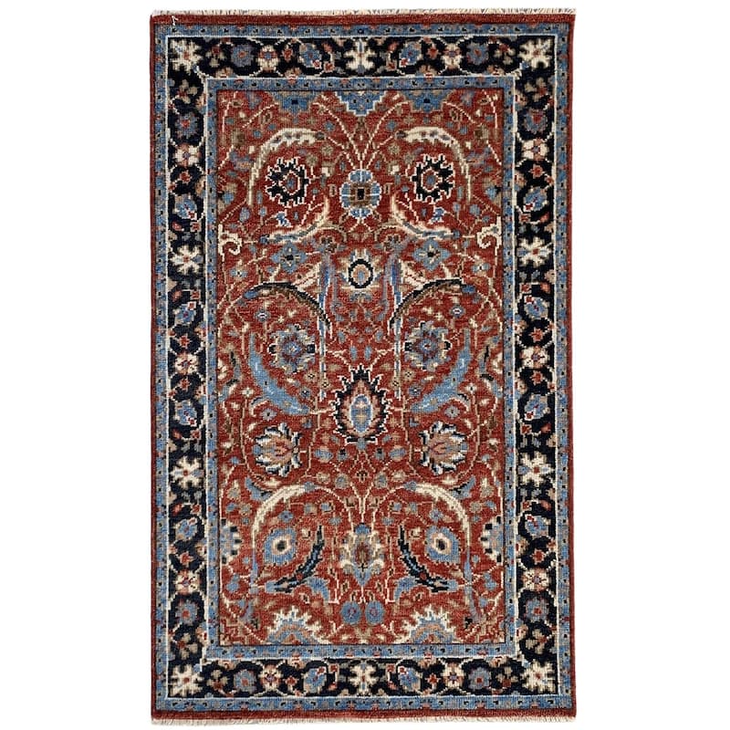 Hand-Knotted Wool Tabriz Design Rug, 8' x 10', Beige Area Rug, Elegant Soft Texture for Living Room or Bedroom - L