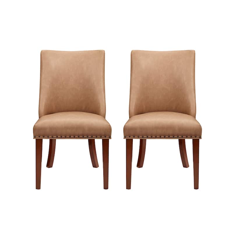 Allard Faux Leather Dining Chairs (Set of 2)